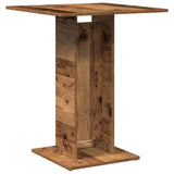 Bistro Table Old Wood 60x60x75 cm Engineered Wood 856022