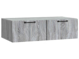 Wall-Mounted TV Cabinet Grey Sonoma 78.5 x 41 x 30 cm 899031