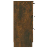 Sideboard Smoked Oak 60x30x70 cm Engineered Wood 816985