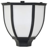 Outdoor Solar Lamps 6 pcs LED Black 277138
