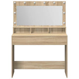Dressing Table Sonoma Oak 100 x 41 x 135 cm Engineered Wood 865102