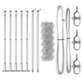 Welded Wire Fence with Concrete Base 10 x 0.6 m 3351283
