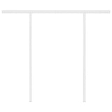 Manual Retractable Awning with LED 3.5x2.5 m Orange and Brown 3069925