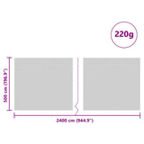 Silo Cover Green 24 x 5 m HDPE 42011537