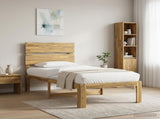Single Bed Frame with Headboard ROSTOCK White 75 x 190 cm 903481