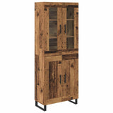 Highboard 2 pcs Old Wood Engineered Wood 3415643