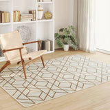 Indoor & Outdoor Rug Short Pile Multicolour 160x230 cm Anti Slip 4007208