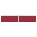Retractable Side Awning Red 200x1000 cm 318047