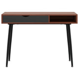 Computer Desk with Drawer Brown 110x50x75 cm Engineered Wood 358621
