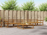 Outdoor Sofa Set 5 pcs Natural Solid Acacia Wood 3367147