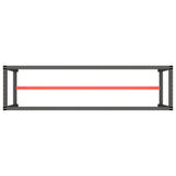 Work Bench Frame Matte Black and Matte Red 210x50x79 cm Metal 151454