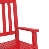 Rocking Chair for Children Red Solid Wood Poplar 4008878