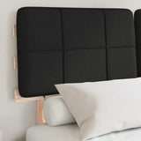 Bed Frame with Upholstered Headboard Black 140 x 190 cm 877426