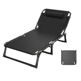 Foldable Sun Lounger Recliner Beach Camping Rest Garden Indoor Folding Chair 42077138