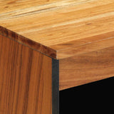 Sideboard with Door Natural 60 x 33.5 x 75 cm Solid Acacia Wood 4017781