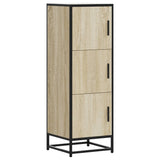 Highboard Sonoma Oak 35.5x35x106.5 cm Engineered Wood and Metal 849065