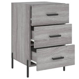 Bedside Cabinet Grey Sonoma 40x40x66 cm Engineered Wood 827674