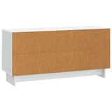 TV Cabinet with Drawer White 102 x 34.5 x 50 cm Engineered Wood 893985