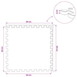 Floor Mats 6 pcs Grey 2.16 m EVA Foam 42040745