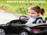 Benz SLC 300 Licensed 12V Kids Electric Ride On, with Music, Remote Control, LED Headlights, Horn, T3398P422365