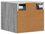 Wall-Mounted Bedside Cabinet Grey Sonoma 33 x 34.5 x 40 cm 898477