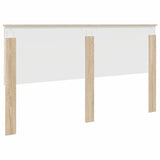 Headboard with Headboard Sonoma Oak 180 cm Engineered wood 887728