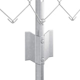 Fence and Post Silver 0.6 x 10 m Steel 3336294