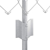 Chain Link Fence with Post 10 x 0.4 m 3336293