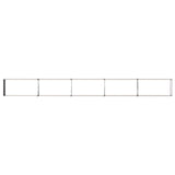Raised Garden Bed Brown 400 x 40 x 24 cm cold-rolled steel 8006355