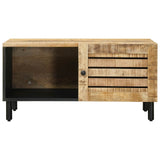 Coffee Table Natural 80 x 50 x 40 cm Solid Mango Wood 4018848