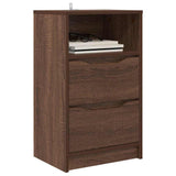 Bedside Tables 2 pcs Brown Oak 40 x 30 x 467 cm Engineered Wood 888922