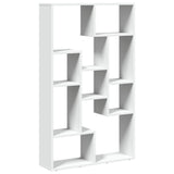 Bookcase White 72x20x120,5 cm Engineered Wood 858156