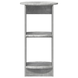 Side Cabinet Concrete Grey Engineered Wood 899837