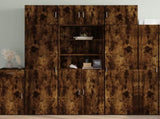 Highboard Smoked Oak 70x42,5x185 cm Engineered Wood 3281375