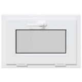 Basement Window RISOR 60x40 cm Tilt 3 Glazing White 4108377