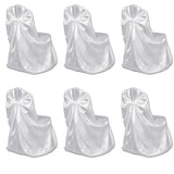 Chair Cover for Wedding Banquet 12 pcs White 279094