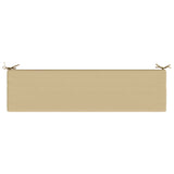 2-Piece Bench Cushions SOEST 2 pcs 100% Polyester Beige 949803