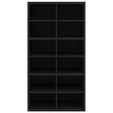800397 Shoe Rack Black 54x34x100,5 cm Engineered Wood