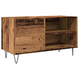 Record Cabinet Old Wood 84.5x38x48 cm Engineered Wood 857242