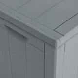 151235 Garden Storage Box 270L Grey PP Wood Look