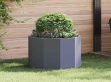 Planter Anthracite 60 x 60 x 50 cm Steel 883761