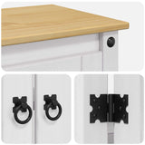 Aquarium Stand CORONA White and Brown 81.5 x 37 x 73 cm 250 kg 42034034