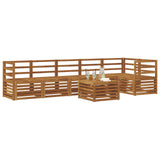 Sectional Sofa Set 7 pcs Natural Solid Acacia Wood 3374909
