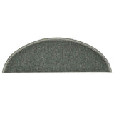Self-adhesive Stair Mats 30 pcs 56 x 17 x 3 cm Dark Green 3365741