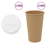 Paper Coffee Cups with Lids 1000 pcs 16oz 400ml 3325222