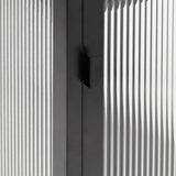 Sideboard Black 40x35x105 cm Glass and Steel 352999
