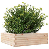Garden Planter 80x80x23 cm Solid Wood Pine 847198