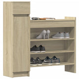 Shoe Cabinet Sonoma Oak 100.5x28x100 cm Engineered Wood 840424