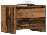 Bedside Cabinet with Drawer 2 pcs Old Wood 45 x 34 x 44.5 cm 863354