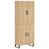 Highboard Sonoma Oak 69,5x34x180 cm Engineered Wood 3195702
